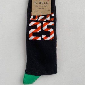 K.Bell Team Santa Dec 25 Holiday Christmas Socks
